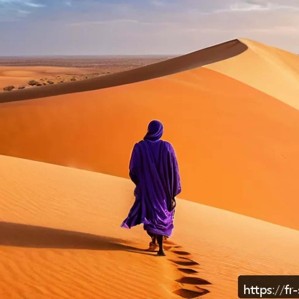 소말릴란드의 관광 산업 전망 - A vast Somaliland desert landscape at sunrise, showcasing expansive golden sand dunes and unique roc...